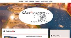 Desktop Screenshot of coloniamat.de
